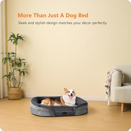 Orthopedic Dog Bed Medium Dogs: Waterproof Comfort, Supportive Foam, Washable Cover - Image 9