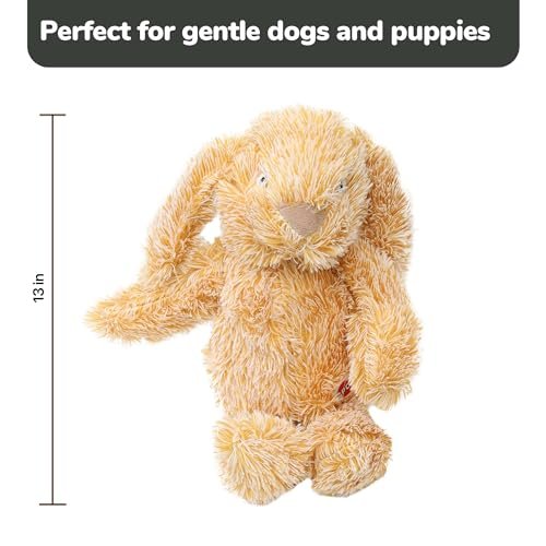 SPOT Cuddle Bunnies Plush Dog Toy with Squeaker for Medium to Large Dogs - Image 5