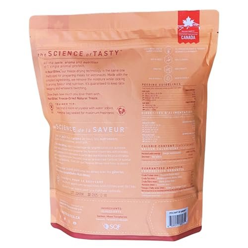 Nutri Bites Freeze-Dried Salmon Treats 18.3oz – Omega-3 for Pets - Image 2