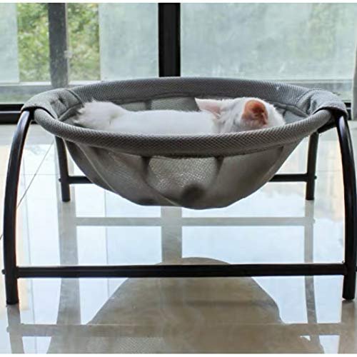 Elevated Cat Hammock Bed: Cozy, Washable Pet Lounge for Indoor & Outdoor Use - Image 2