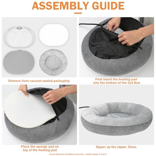 Cozy Heated Cat Bed: Warm Pet Comfort for Indoor Cats & Small Dogs - Image 7