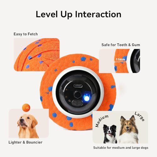 Interactive Smart Dog Ball Toy - Automatic Moving Wicked Ball AIR for Large Dogs - Image 6