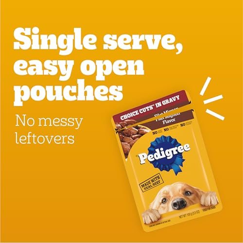 PEDIGREE Wet Dog Food Variety Pack in Gravy, 18 Soft Meaty Pouches - Image 8