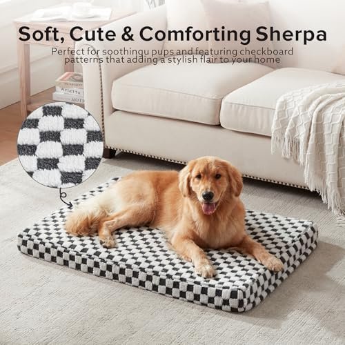 Orthopedic Large Dog Bed: Memory Foam, Washable Cover, Comfort for Big Breeds - Image 2