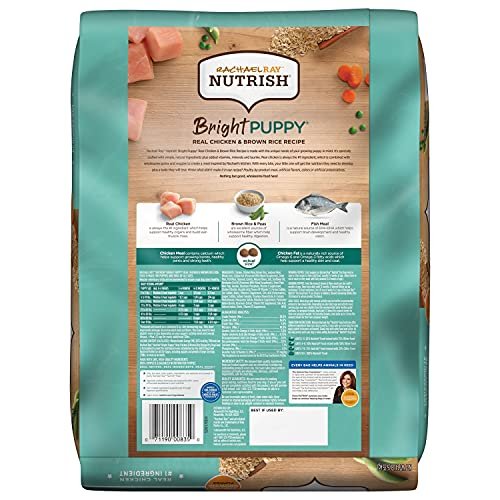 Rachael Ray Bright Puppy Dry Dog Food with Chicken & Brown Rice, 14 lb - Image 3