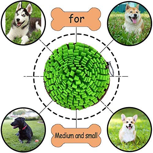 Interactive Dog Snuffle Mat – Foraging Puzzle Toy for Pets and Travel - Image 5