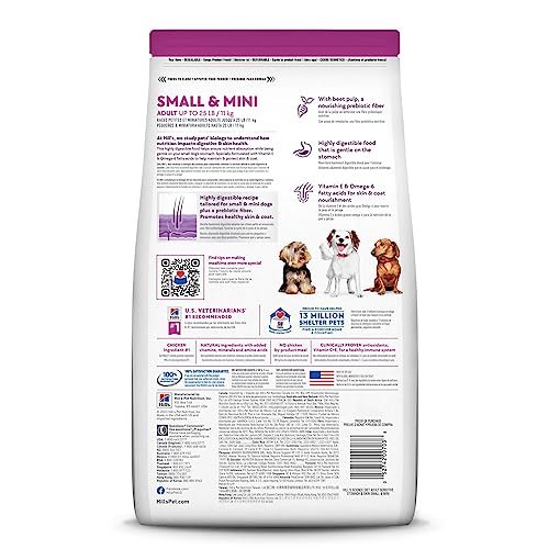 Hill's Science Diet Small Breed Sensitive Stomach & Skin Dog Food 15lb - Image 2