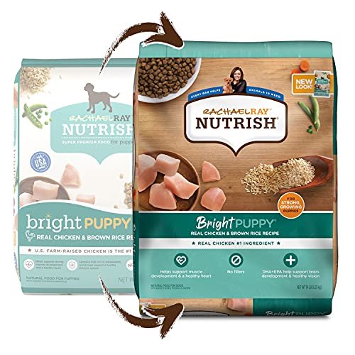 Rachael Ray Bright Puppy Dry Dog Food with Chicken & Brown Rice, 14 lb - Image 2