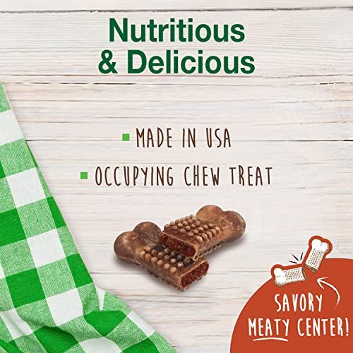 Nylabone Natural Dog Chews Roast Beef Flavor, Long Lasting, 4-Pack - Image 4