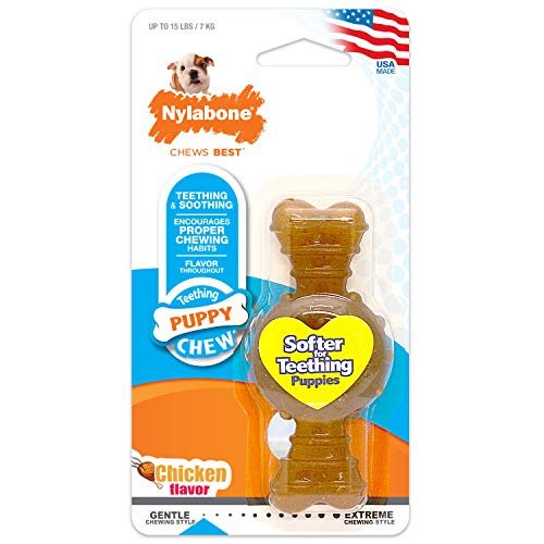 Nylabone Teething Ring for Puppies – Chicken Flavor Chew Toy Small - Image 7