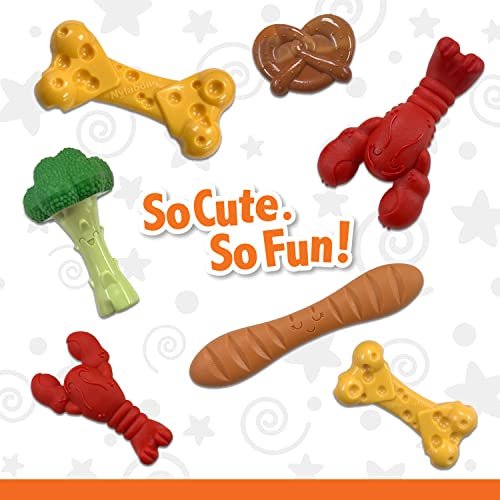 Nylabone Lobster Chew Toy for Small Aggressive Chewers, Filet Mignon - Image 8