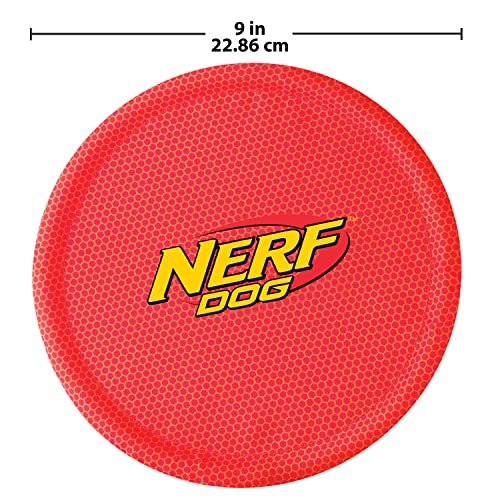 Nerf Dog Flying Disc Toy: Durable Outdoor Frisbee for Medium/Large Dogs, Beach & Pool Fun - Image 3