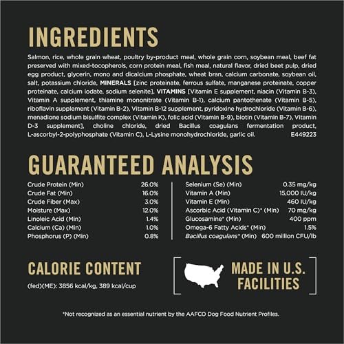 Purina Pro Plan Salmon & Rice Dry Dog Food with Probiotics, 33 lb Bag - Image 5