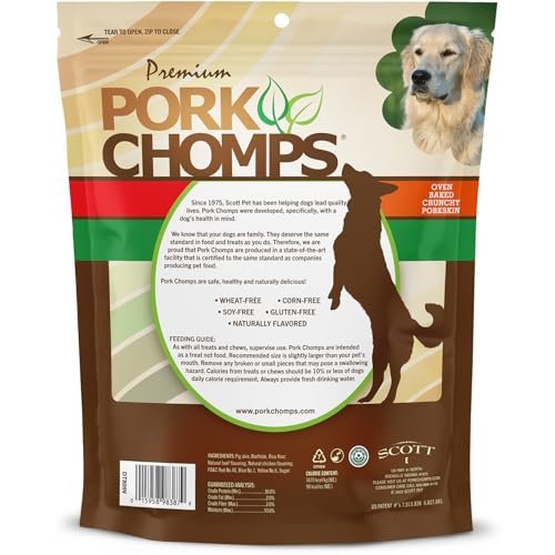 Pork Chomps 5-Inch Dog Chew Sticks, Assorted Flavors, 50 Pack - Image 6