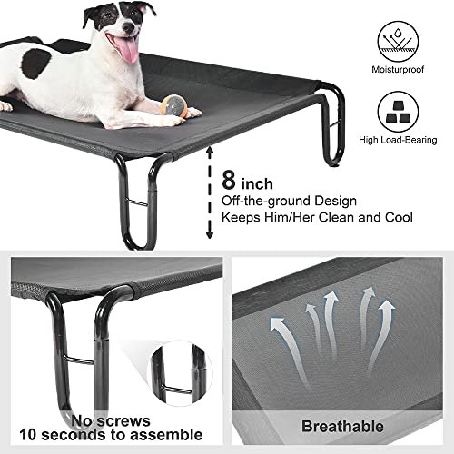 Pettycare Elevated Dog Bed - Waterproof, Cooling Cot for Large Dogs - Image 4