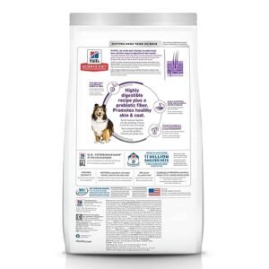 Hill's Science Diet Sensitive Stomach & Skin, Adult 1-6, Stomach & Skin Sensitivity Support, Dry Dog Food, Chicken Recipe, 4 lb Bag