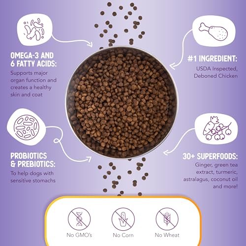 Health Extension Little Bites Chicken & Rice Small Dog Food 4lb – Natural, with Probiotics & Superfoods - Image 5