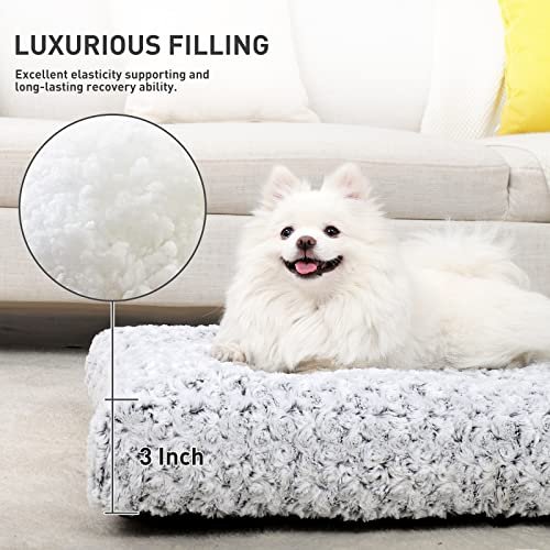 KSIIA Plush Washable Dog Bed, Anti-Slip Crate Pad for All Sizes - Image 3