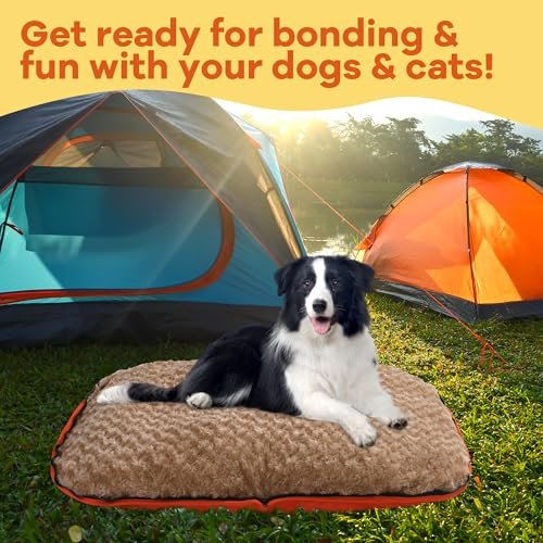 MABOZOO Waterproof Foldable Dog Travel Bed with Handles, 44x32 Inch - Image 3