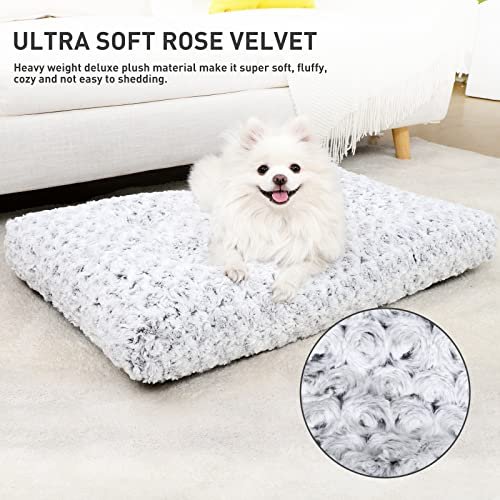KSIIA Plush Washable Dog Bed, Anti-Slip Crate Pad for All Sizes - Image 2
