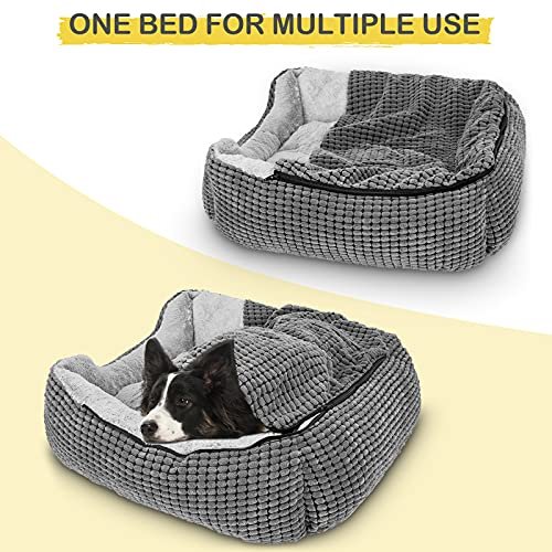 Orthopedic Dog Bed Cave: Calming Anti-Anxiety Pet Bed for All Sizes, Machine Washable - Image 6