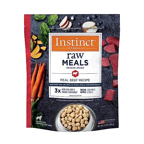 Raw Meals Freeze-Dried Beef Dog Food, 25 oz. Bag