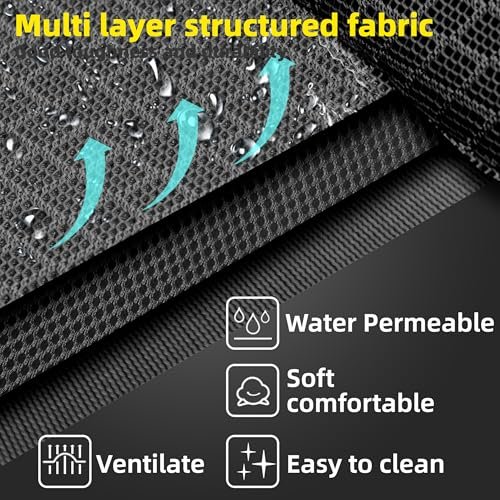 Elevated Dog Bed: Cooling Mesh Cot for Large Dogs, Outdoor Portable 80lb Support - Image 5