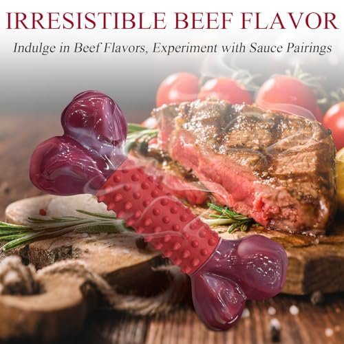 Durable Beef Flavored Dog Chew Toy for Aggressive Large Breeds - Image 3
