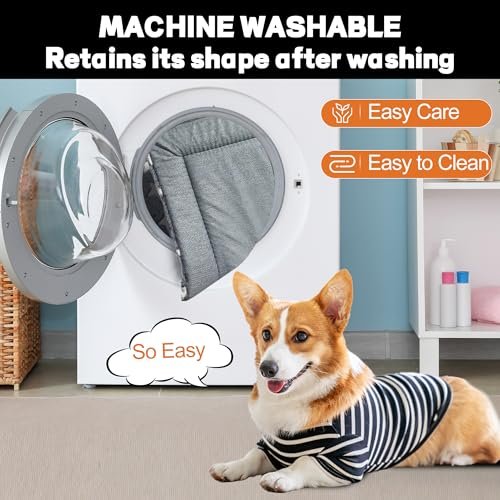 Reversible Dog Crate Pad – Soft, Washable Bed for Small to Large Pets - Image 5