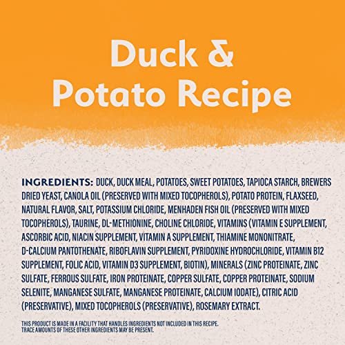 Natural Balance Grain-Free Duck & Potato Dog Food, 22 lb Bag - Image 3
