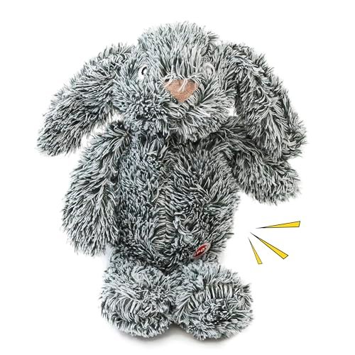 SPOT Cuddle Bunnies Plush Dog Toy with Squeaker for Medium to Large Dogs - Image 3