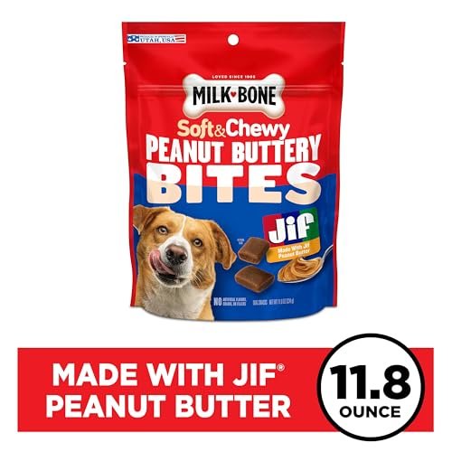 Milk-Bone Soft Dog Treats with Jif Peanut Butter, 11.8 oz Bag - Image 2