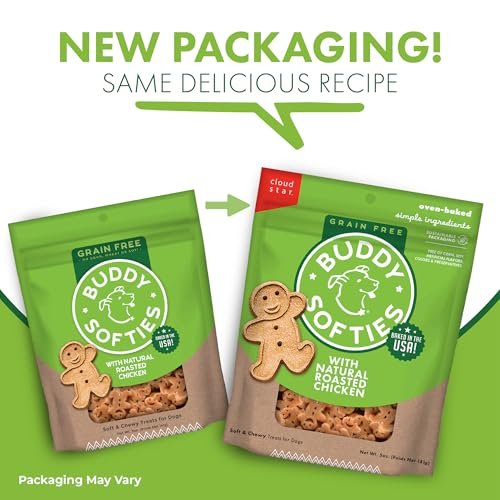 Buddy Biscuits Soft Dog Treats, Roasted Chicken, USA Baked, 5oz Pouch - Image 2