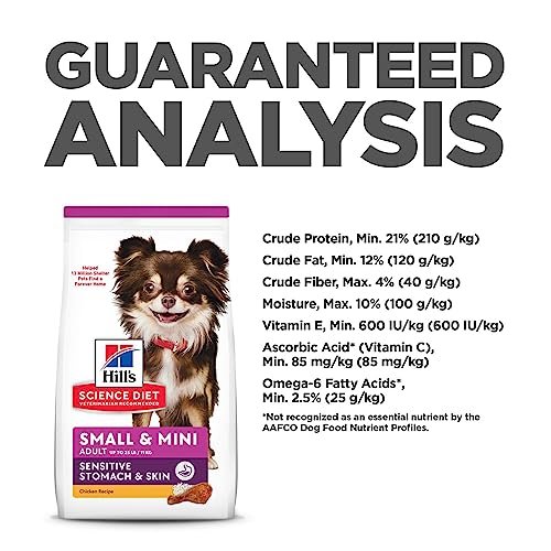 Hill's Science Diet Small Breed Sensitive Stomach & Skin Dog Food 15lb - Image 11