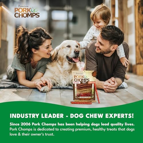Pork Chomps 5-Inch Dog Chew Sticks, Assorted Flavors, 50 Pack - Image 7