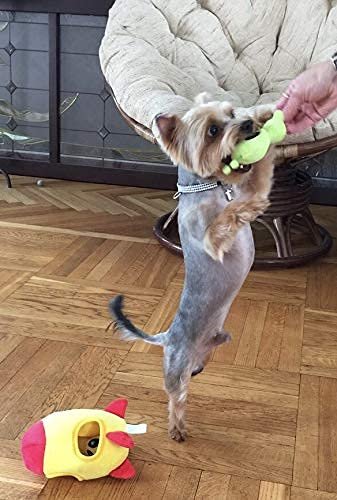 Interactive Plush Spaceship Dog Toy with Squeaky Aliens - Small Size - Image 6