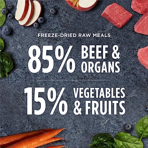 Freeze-Dried Raw Beef Dog Food, High Protein, 25 oz Bag - Image 6