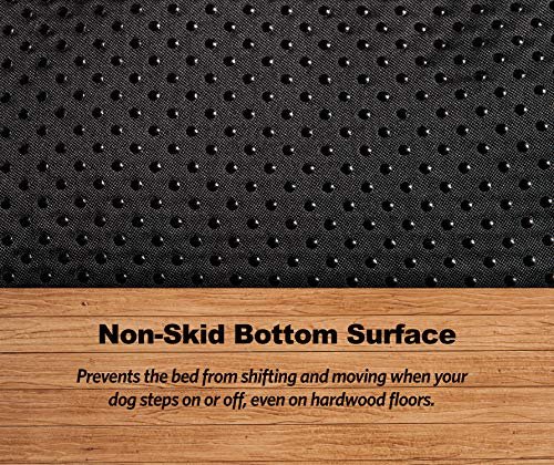 Cozy Gray Ombre Swirl Pet Bed for Small Dogs & Cats, 23x18 Inches - Image 5