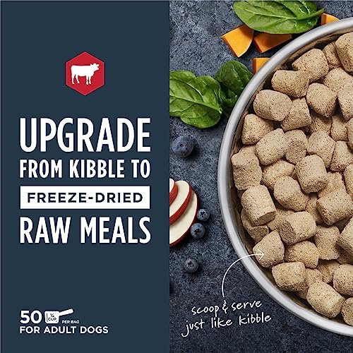 Freeze-Dried Raw Beef Dog Food, High Protein, 25 oz Bag - Image 3