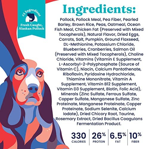 Solid Gold Fit and Fabulous Pollock Dog Food, Low Fat, High Fiber, 4 LB - Image 6