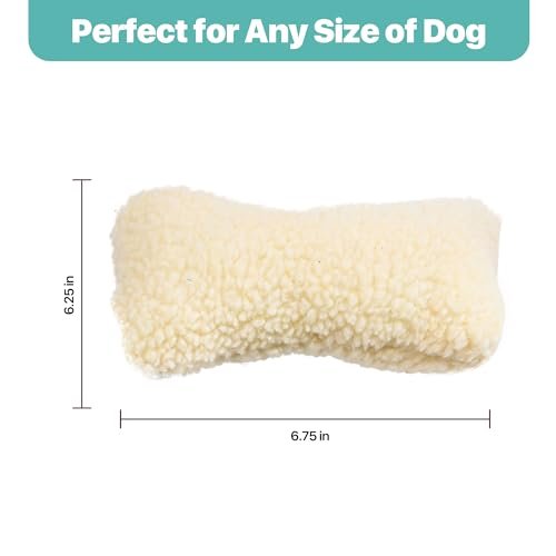 Soft Fleece Dog Toy with Squeaker | Calming Fetch Chew Toy for All Dogs - Image 6