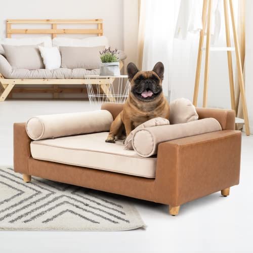 Luxury 42" Dog Sofa Bed with Washable Cushion & Joint Support - Image 3