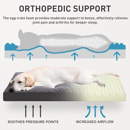 Waterproof Dog Crate Bed for Medium Dogs – Soft, Washable, Anti-Slip - Image 3