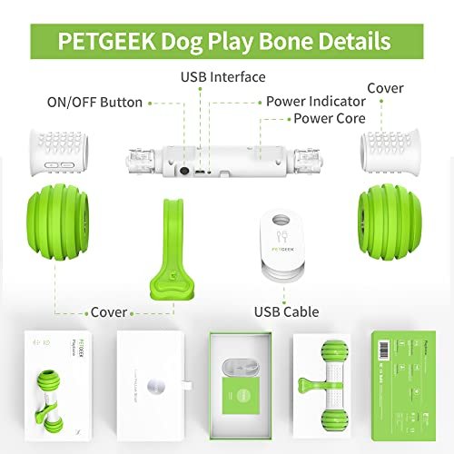 PETGEEK Interactive Dog Toy: Smart Bone Teaser for Mental Stimulation & Play - Image 6