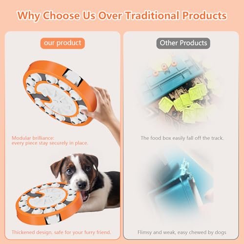 Interactive Level 3 Dog Puzzle Toy – Treat Dispenser & Brain Game - Image 8