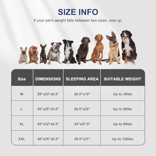 Orthopedic Large Dog Bed XL Washable Memory Foam Pet Sofa Couch Mattress - Image 5