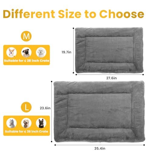 Orthopedic Dog Crate Bed for Large Dogs – Washable, Anti-Slip Mat - Image 2
