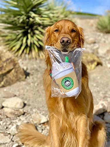 Pup'kin Spice Latte Dog Toy: Squeaky Fall Coffee Plush for All Breeds - Image 7