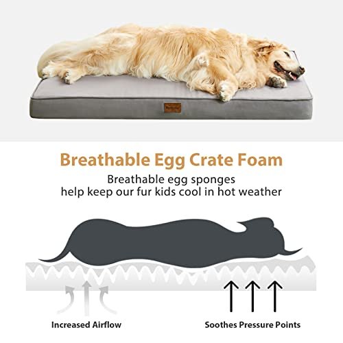 Orthopedic Waterproof Dog Bed for Large Breeds with Washable Cover - Image 5