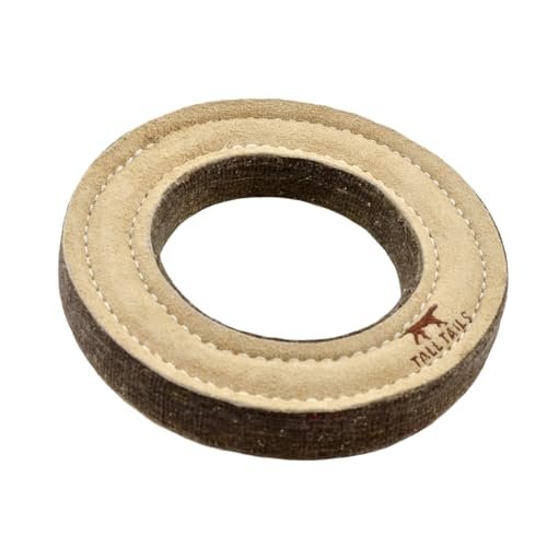 Durable Leather Ring Dog Toy - Interactive Fetch Training Chew Toy - Image 3